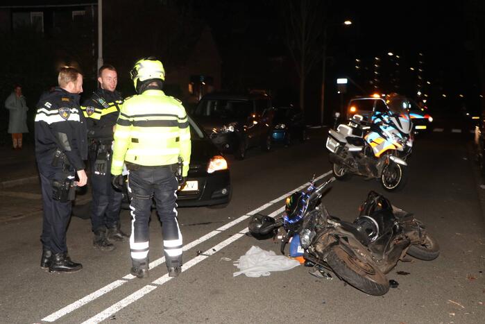 Scooterrijder gewond door ongeval met automobilist
