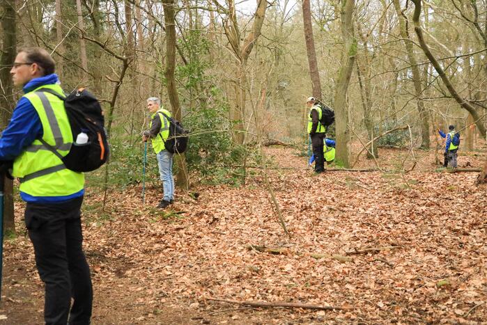 Zoekactie vermiste Martin den Uijl (46) hervat in bosgebied Birkhoven
