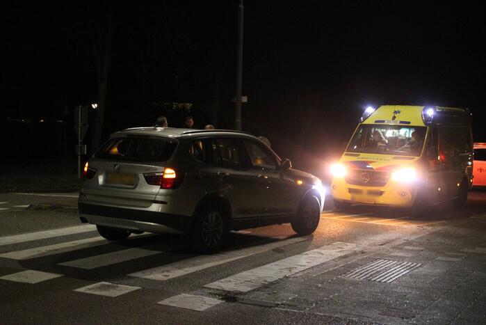 Fietser gewond bij aanrijding