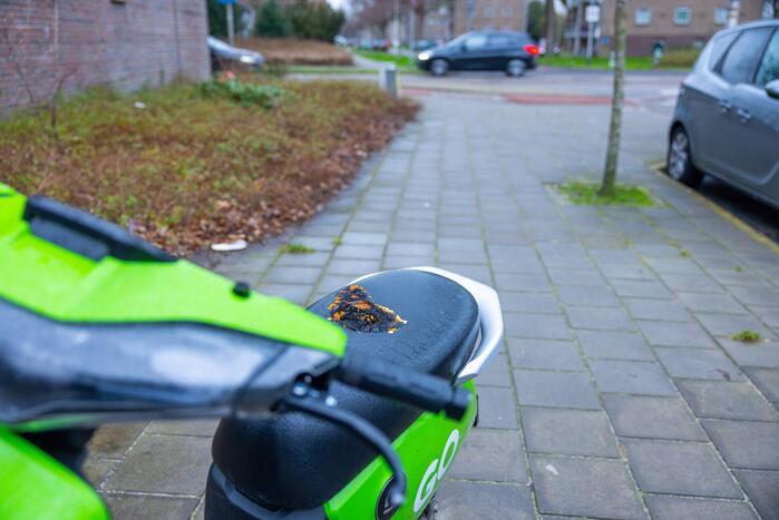 Brand Go Sharing-deelscooter in de kiem gesmoord
