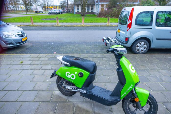 Brand Go Sharing-deelscooter in de kiem gesmoord