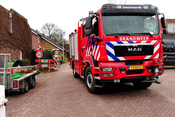 Kruipruimte vol gas na lekkage in woning