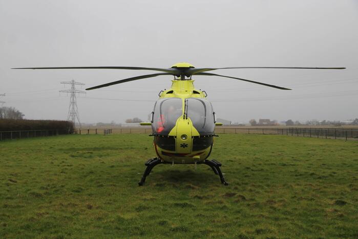 Fietser zwaargewond na ongeval