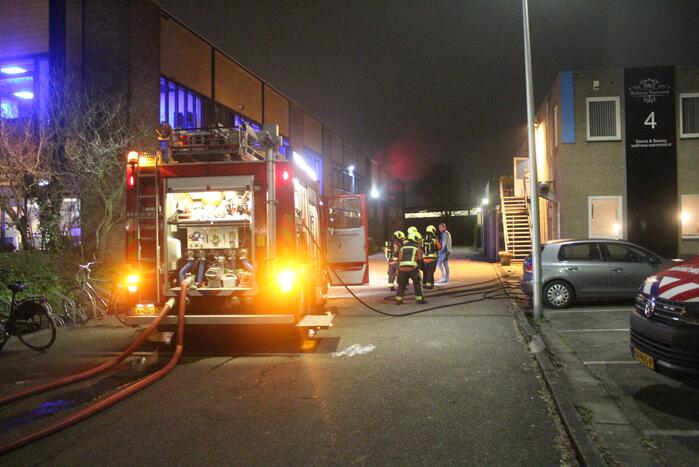 Veel rook bij brand in sauna