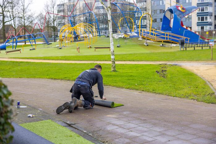 Start herstelwerkzaamheden De Draak na vandalisme