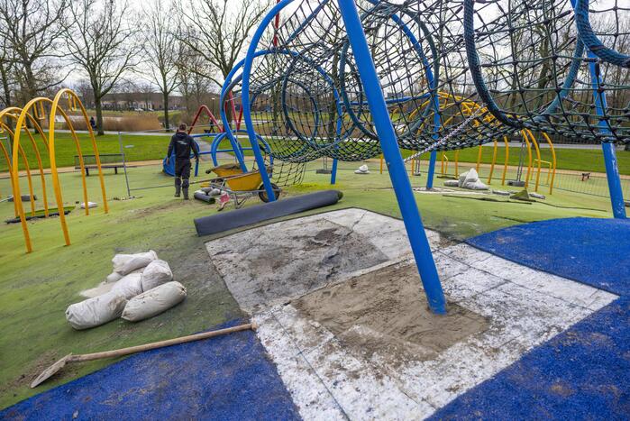 Start herstelwerkzaamheden De Draak na vandalisme
