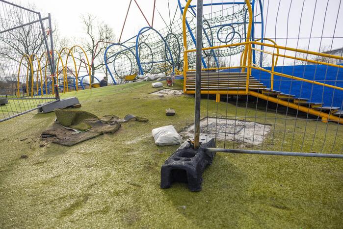 Start herstelwerkzaamheden De Draak na vandalisme