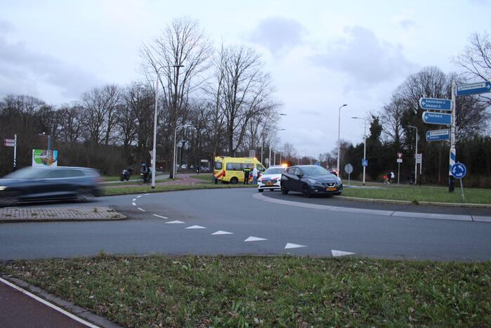 Ongeval tussen bakfiets en personenauto