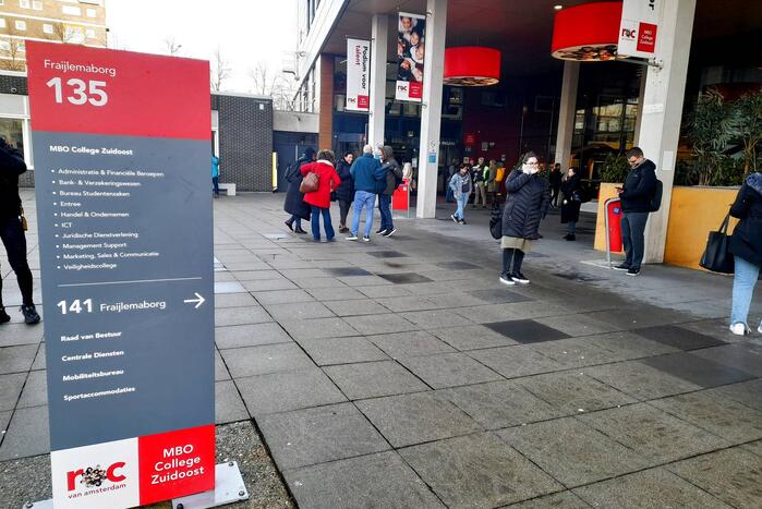 ROC ontruimd vanwege waterlekkage