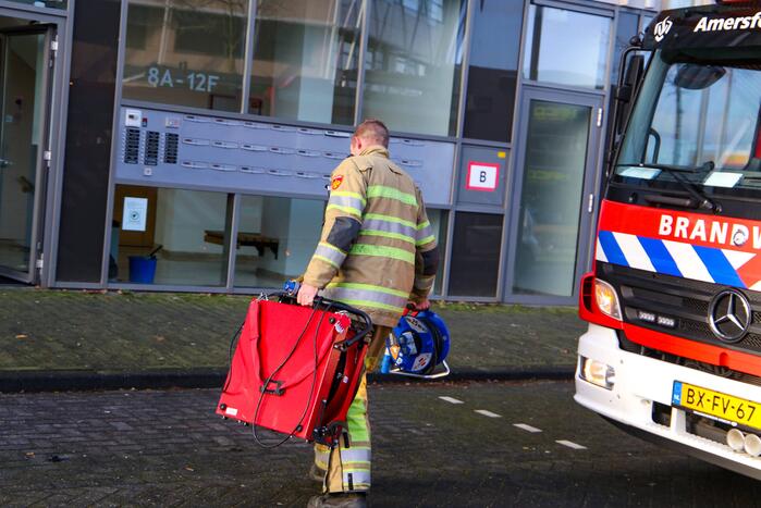 Woning geventileerd na brandmelding