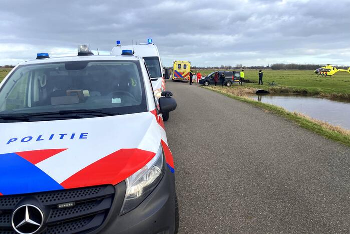 Wielrenner gewond bij aanrijding met auto