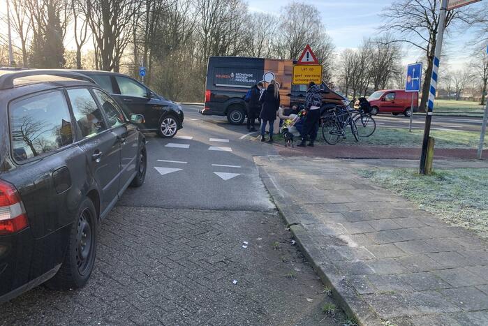 Fietser gewond bij aanrijding met auto