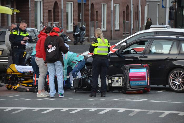 Maaltijdbezorger betrokken bij ongeval