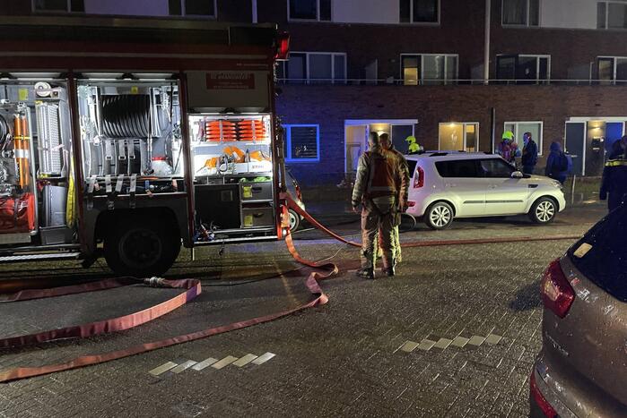 Brand in woning snel geblust