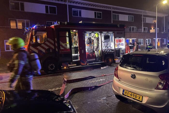 Brand in woning snel geblust