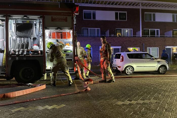 Brand in woning snel geblust