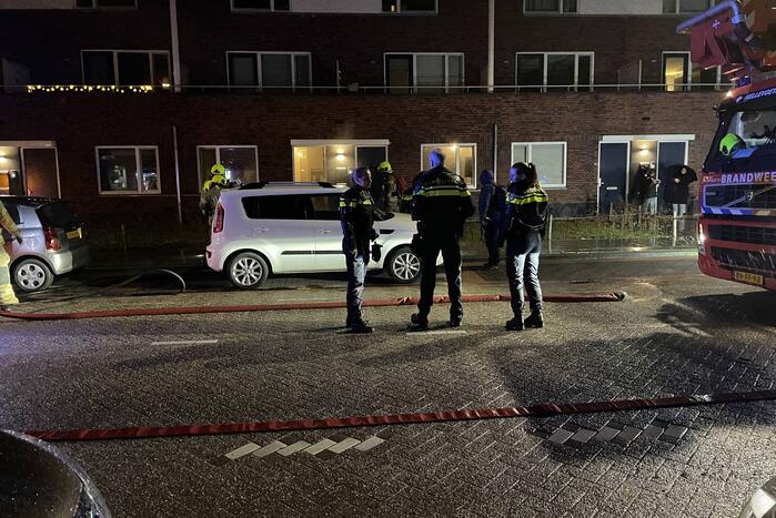 Brand in woning snel geblust