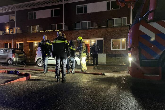 Brand in woning snel geblust