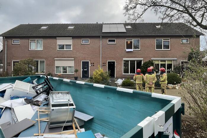 Gaslekkage tijdens werkzaamheden in woning