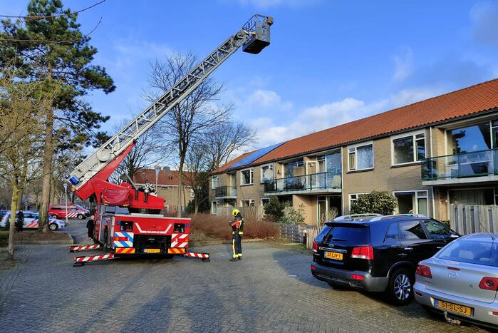 Bewoonster gewond door keukenbrand