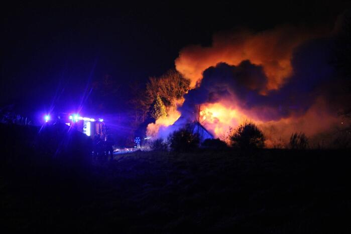 Veel rookontwikkeling bij uitslaande brand