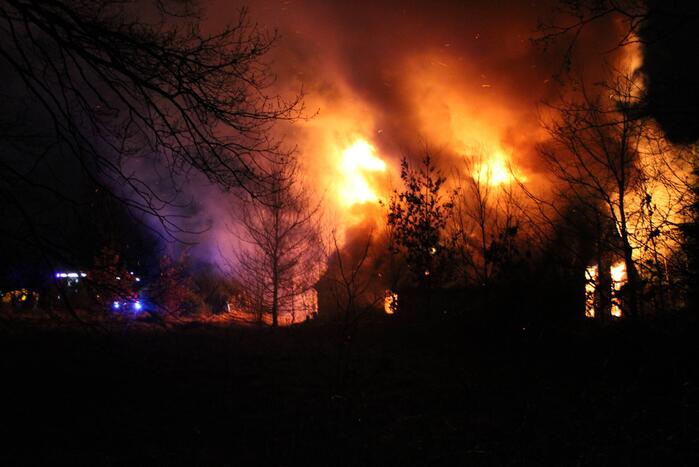 Veel rookontwikkeling bij uitslaande brand