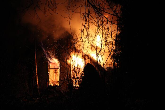 Veel rookontwikkeling bij uitslaande brand