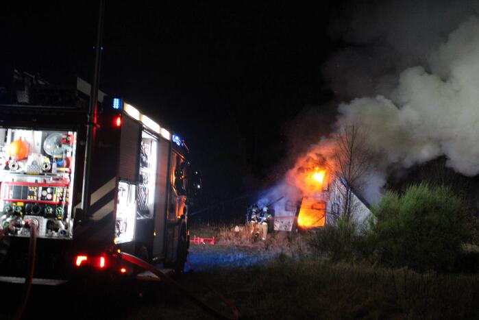 Veel rookontwikkeling bij uitslaande brand