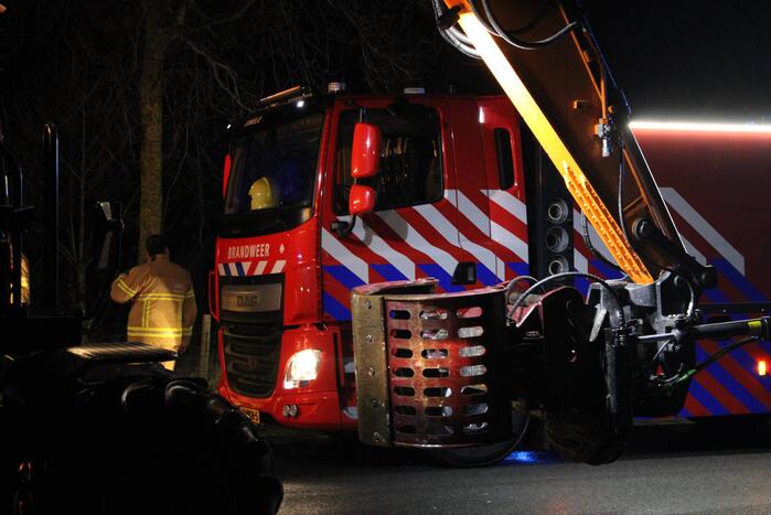 Veel rookontwikkeling bij uitslaande brand
