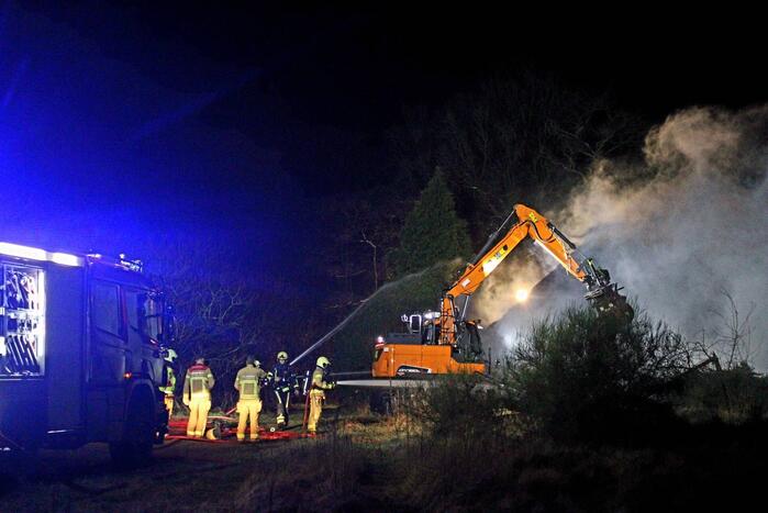 Veel rookontwikkeling bij uitslaande brand