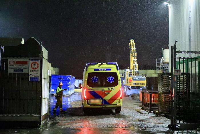 Man met been bekneld bij HKS Scrap Metals recycling