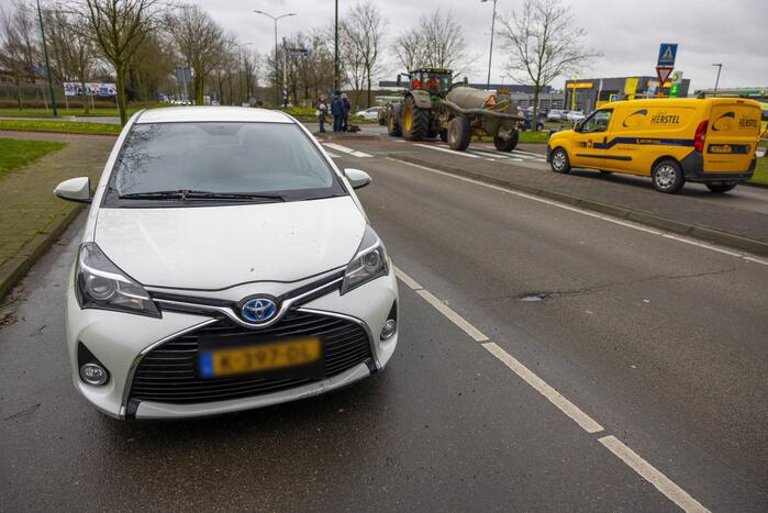 Scooterrijder gewond bij aanrijding