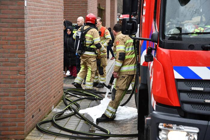 Rookontwikkeling door pannetje op vuur