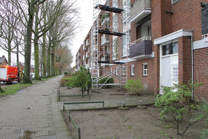 Brandweer breekt steiger af na harde wind