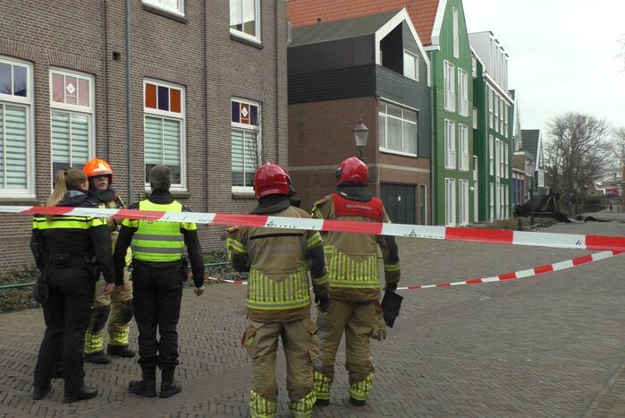 Losgewaaid dak raakte meerdere woningen