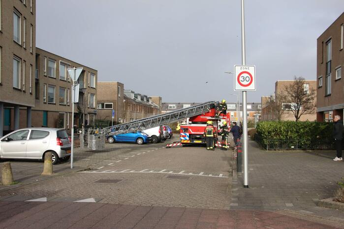 Meerdere daken losgewaaid door Eunice