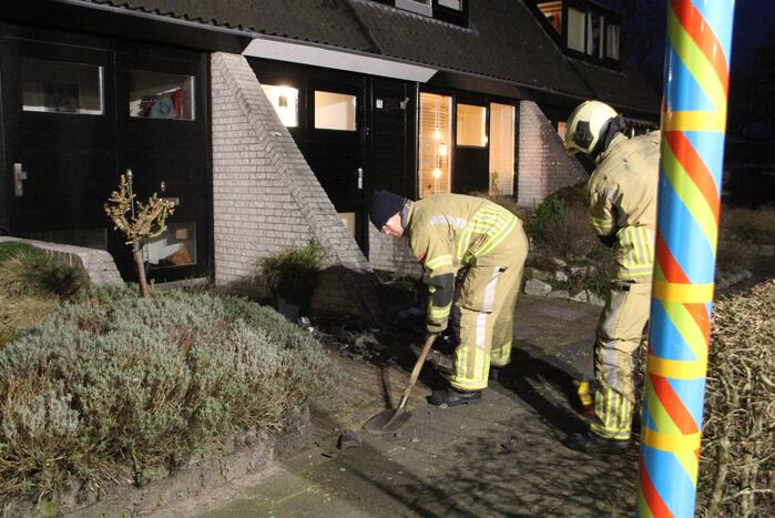 Dakrand losgewaaid door storm