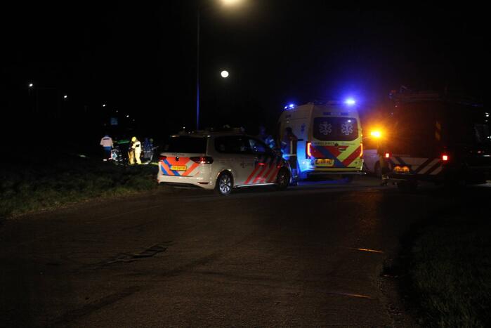 Auto aangetroffen in sloot