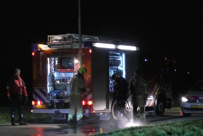 Auto aangetroffen in sloot