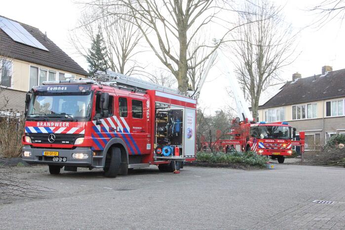 Brandweer en gemeente stellen door storm beschadigde bomen veilig