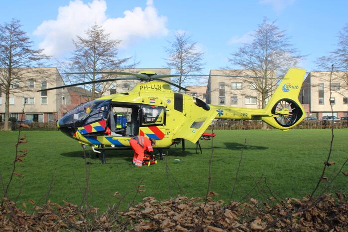 Veel bekijks bij inzet traumahelikopter