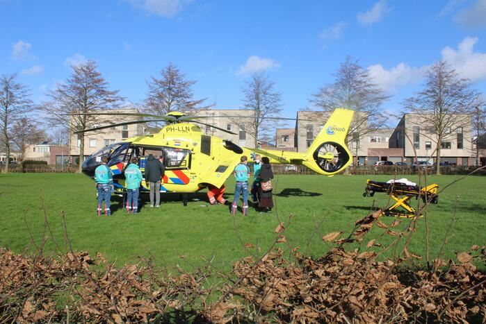Veel bekijks bij inzet traumahelikopter