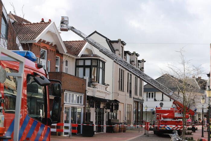 Centrum afgezet vanwege gevaarlijke situatie