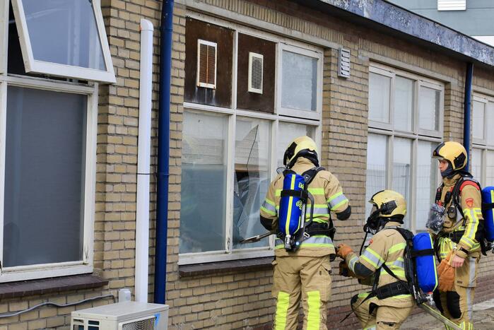 Kortsluiting veroorzaakt brand in garage
