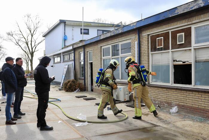 Kortsluiting veroorzaakt brand in garage