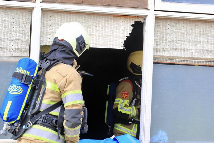 Kortsluiting veroorzaakt brand in garage