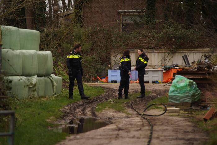Industriebrand blijkt hoop afval in brand