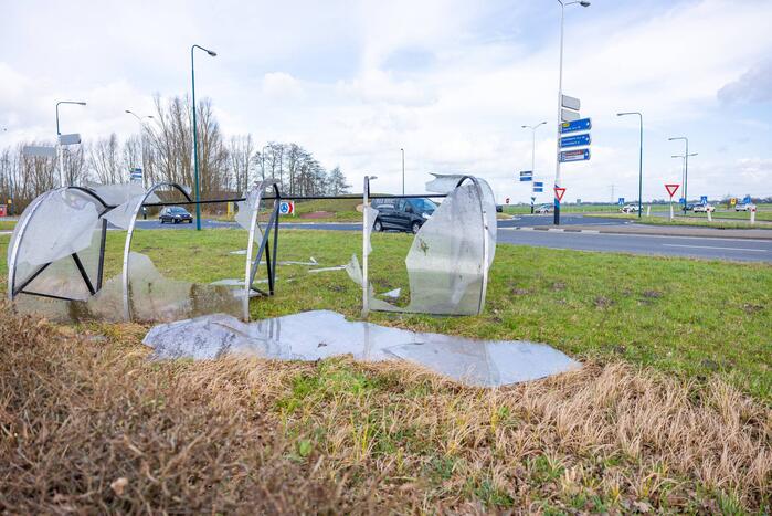 Schades in Eemland na storm Eunice