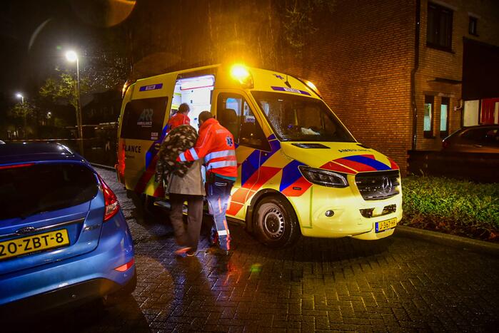 Forse brand in slaapkamer van woning