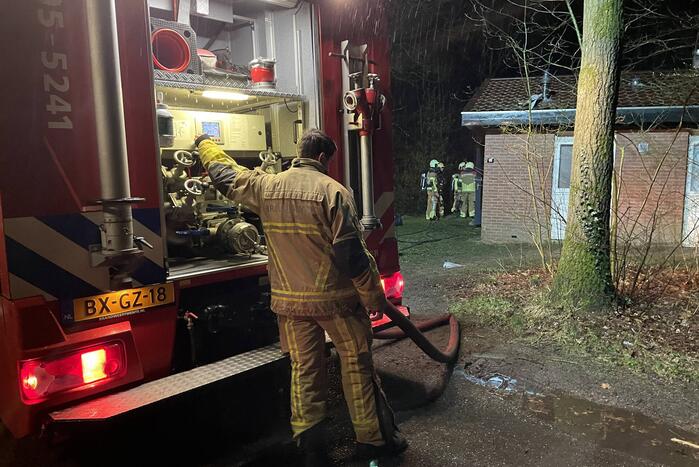 Brand in chalet snel geblust